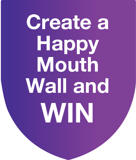 H Appy mouth wall